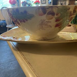 Large Salad Bowl and Serving Tray